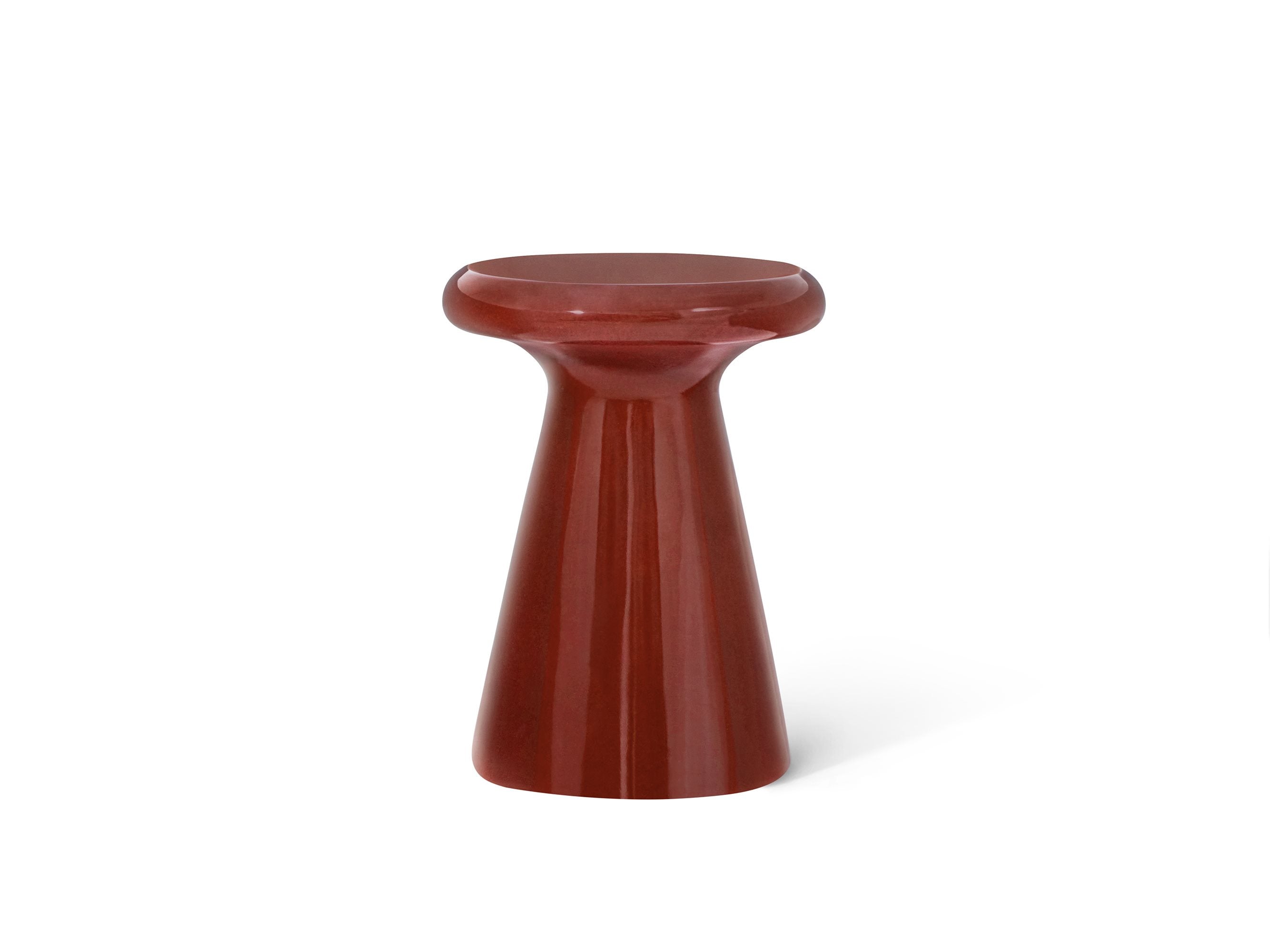 Yahiko Side Table Burgundy Gloss