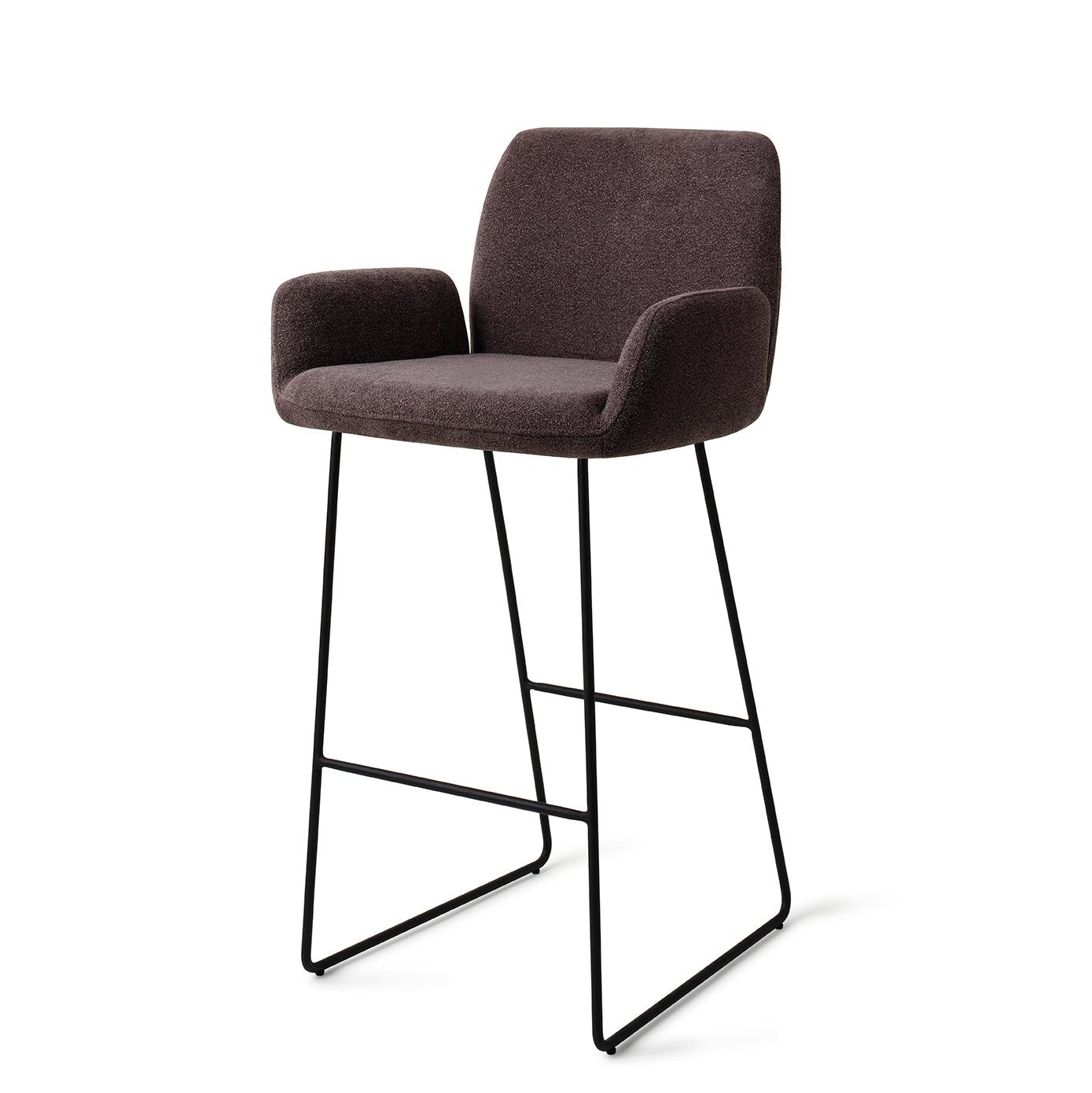 Misaki Bar Chair Almost Black