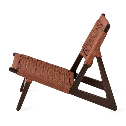 Kuwana Outdoor Accent Chair Cinnamon Weave