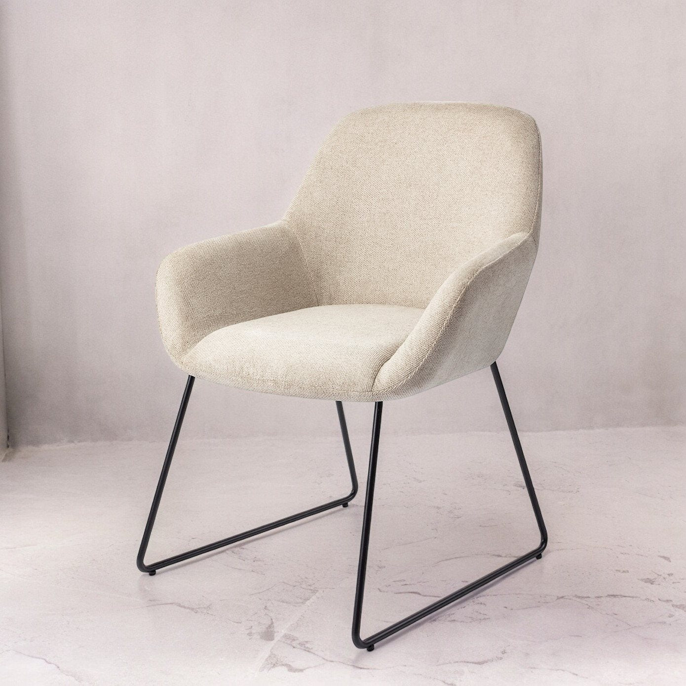 Kushi Dining Chair Ivory Ivy