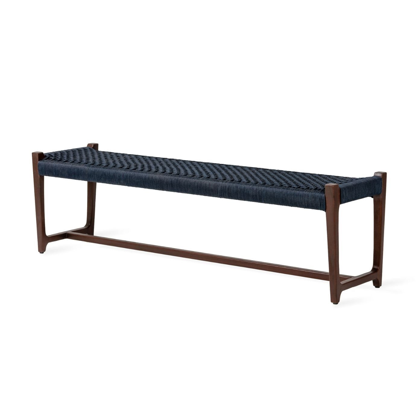 Kuwana Outdoor Bench Indigo Weave