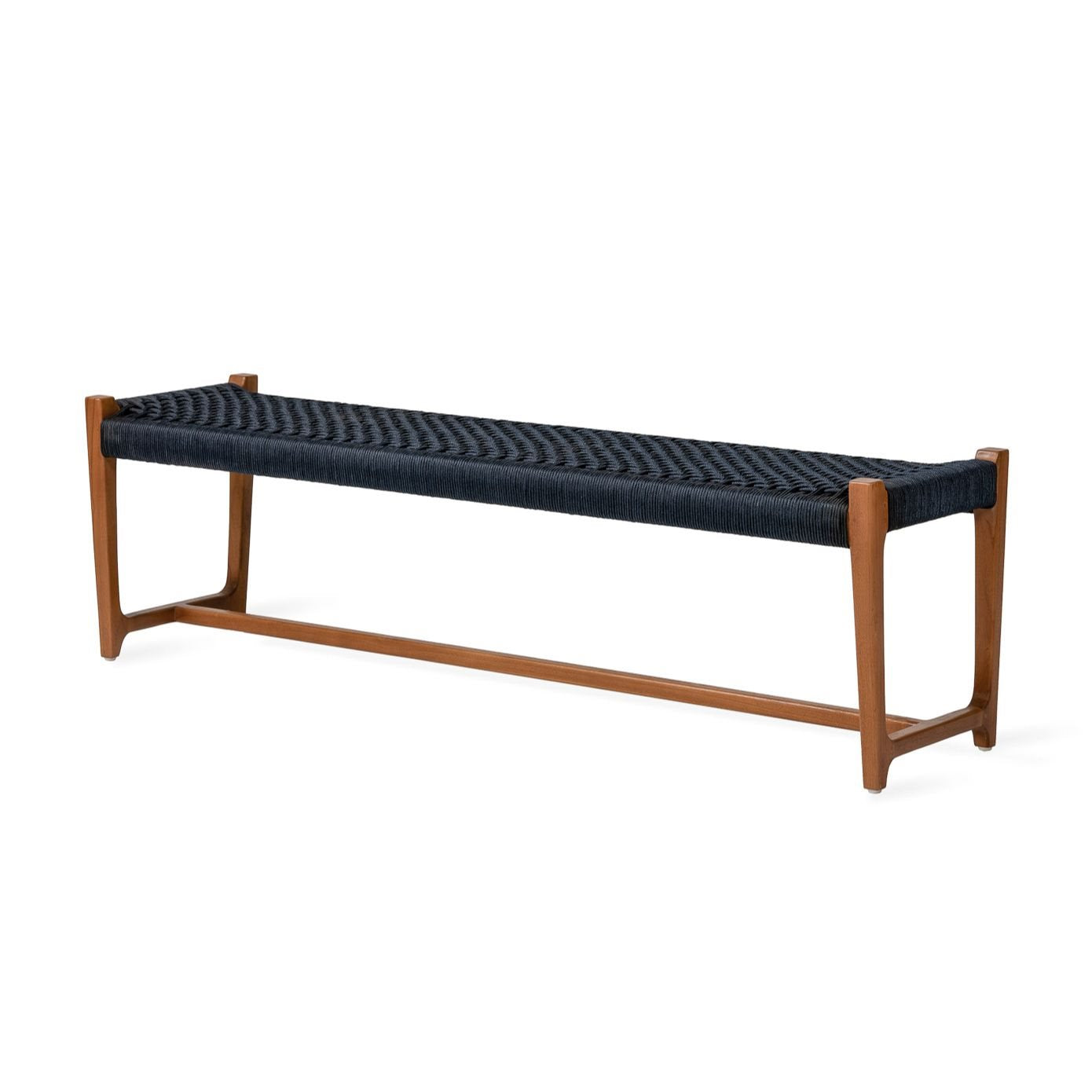 Kuwana Outdoor Bench Indigo Weave