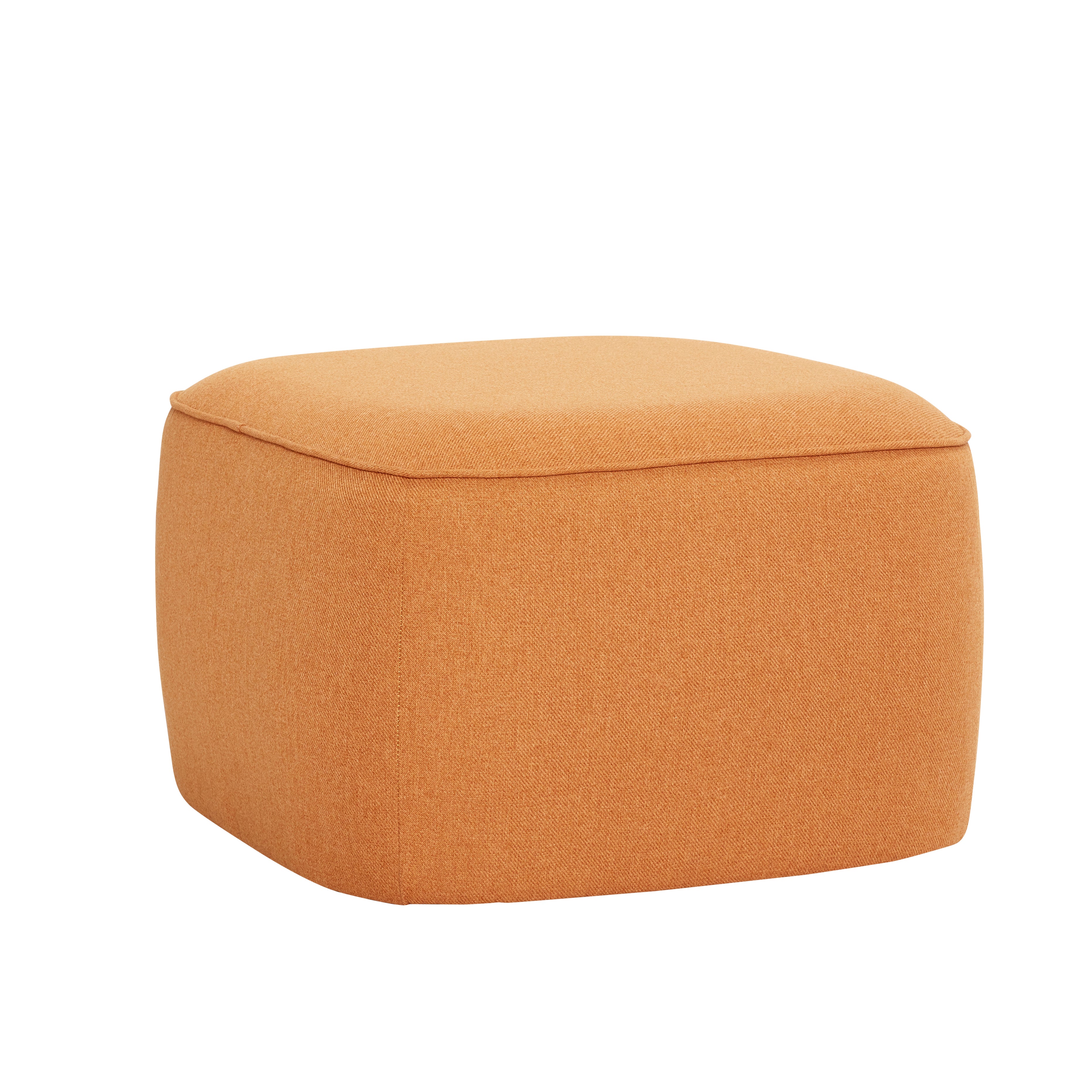 Cube Puf Orange - 57x57xh39cm