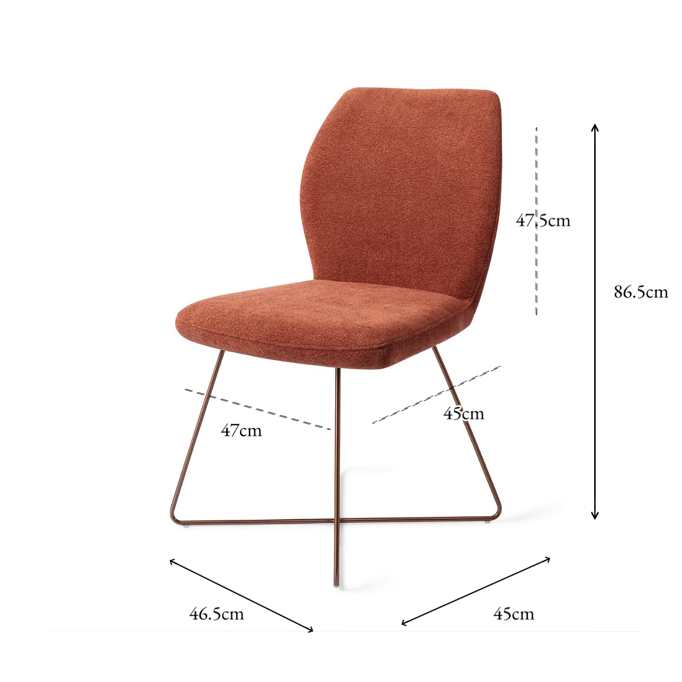 Ikata Dining Chair Cosy Copper