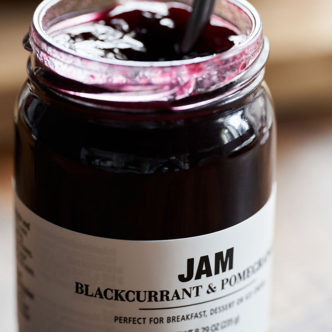 Jam, blackcurrant &amp; pomegranate