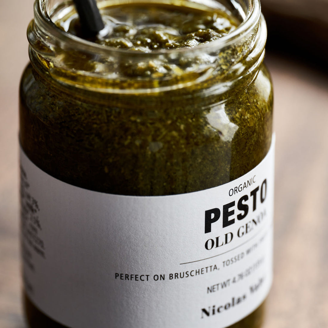 Organic pesto old Genoa