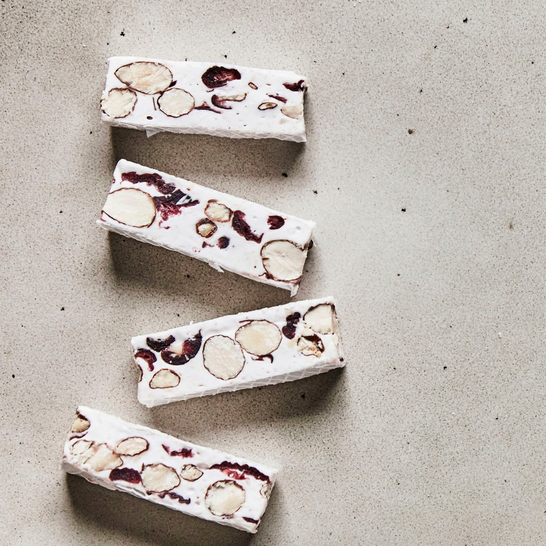 Soft Nougat, Cranberries