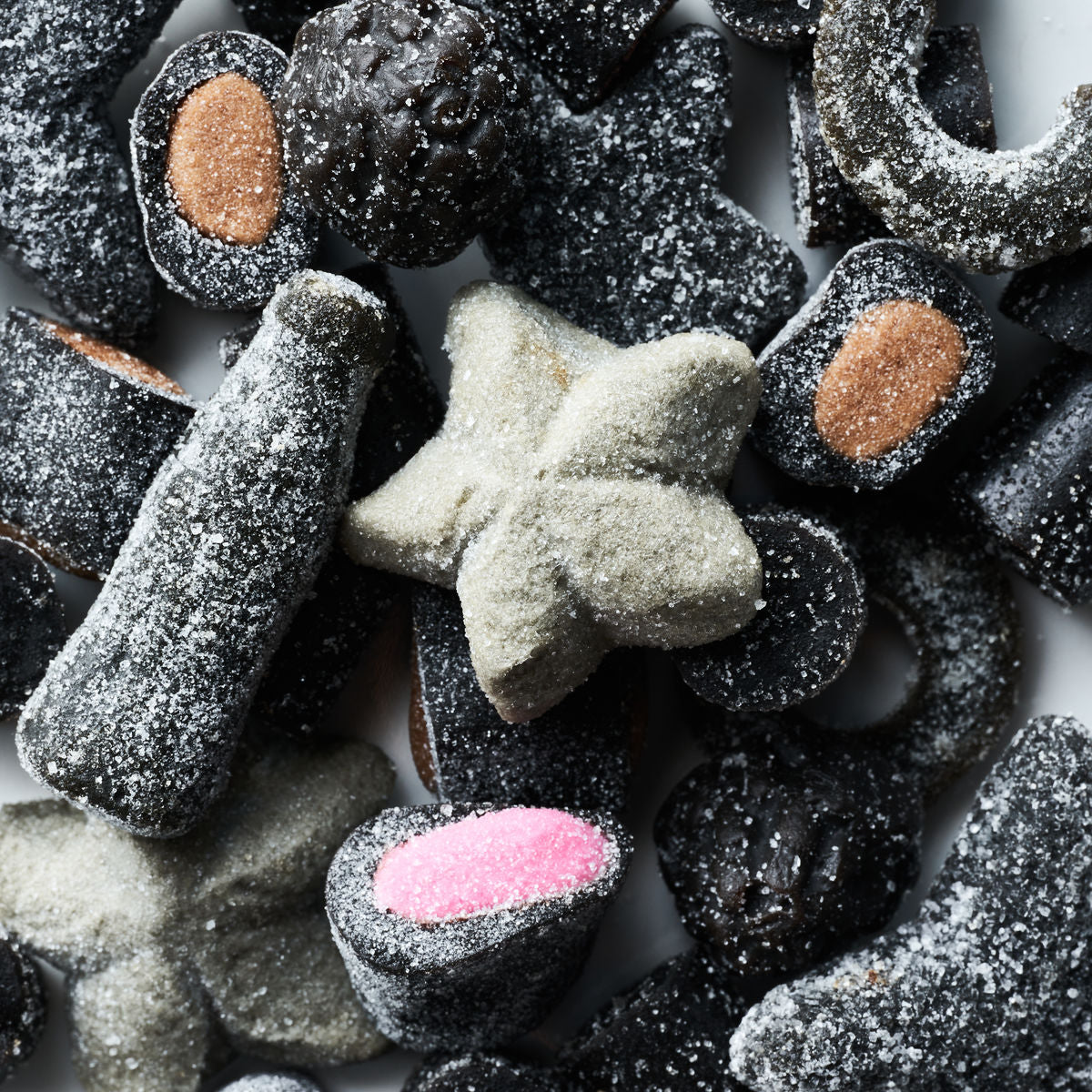 Sweets, salt liquorice