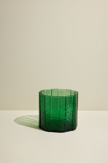 Hübsch Emerald Vase Grøn