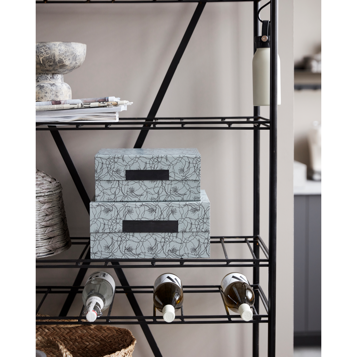 Shelving unit, HDGany, Black