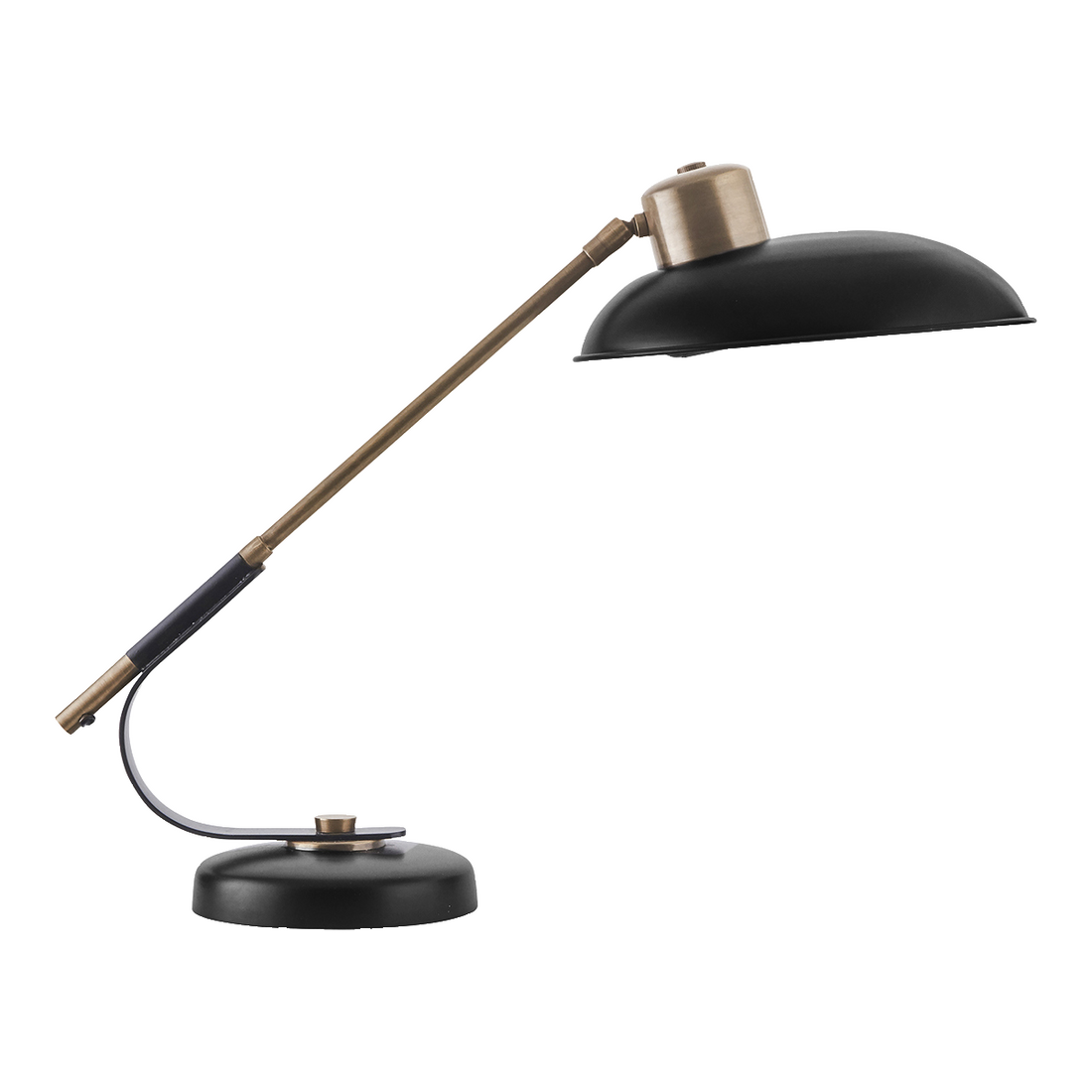 Bordlampe, HDArt Deco, Sort