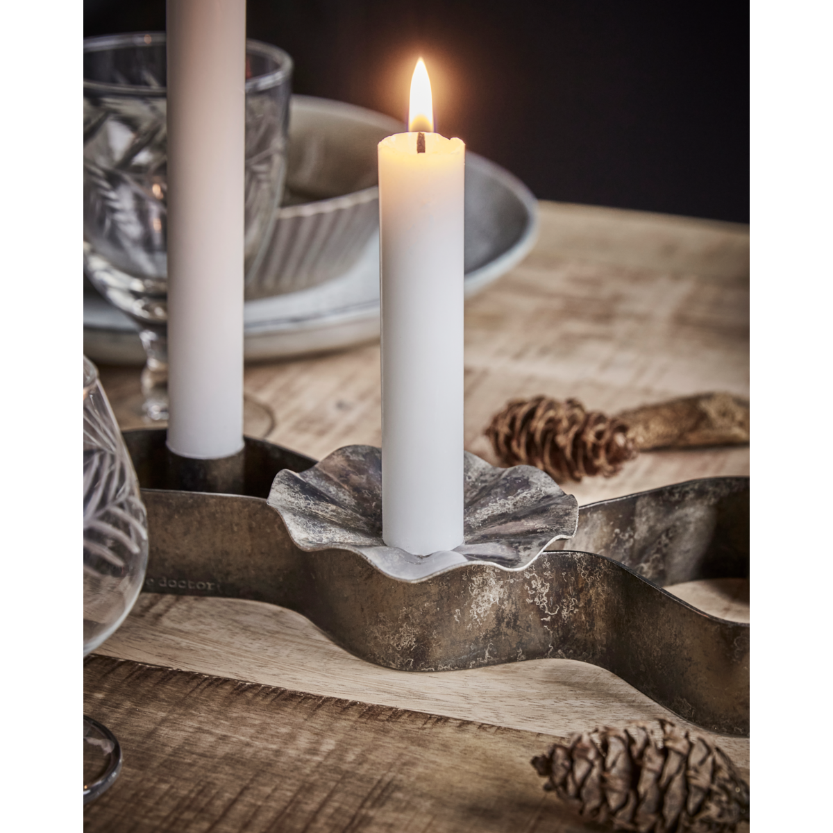 Candle rings, HDFlolo, Antik brun