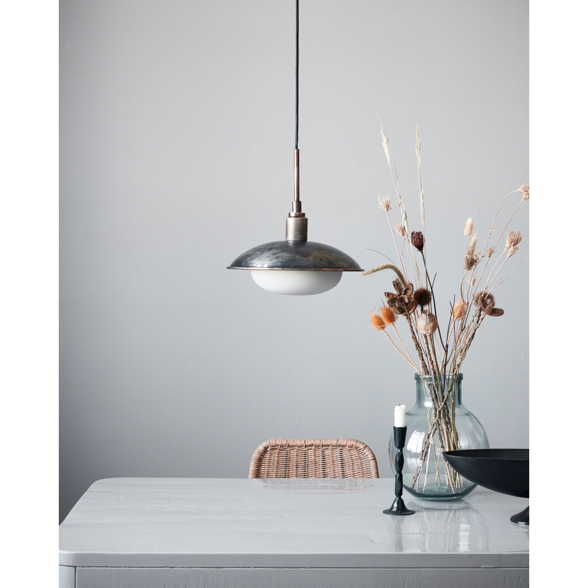 Lampe, HDBoston, Antik brun