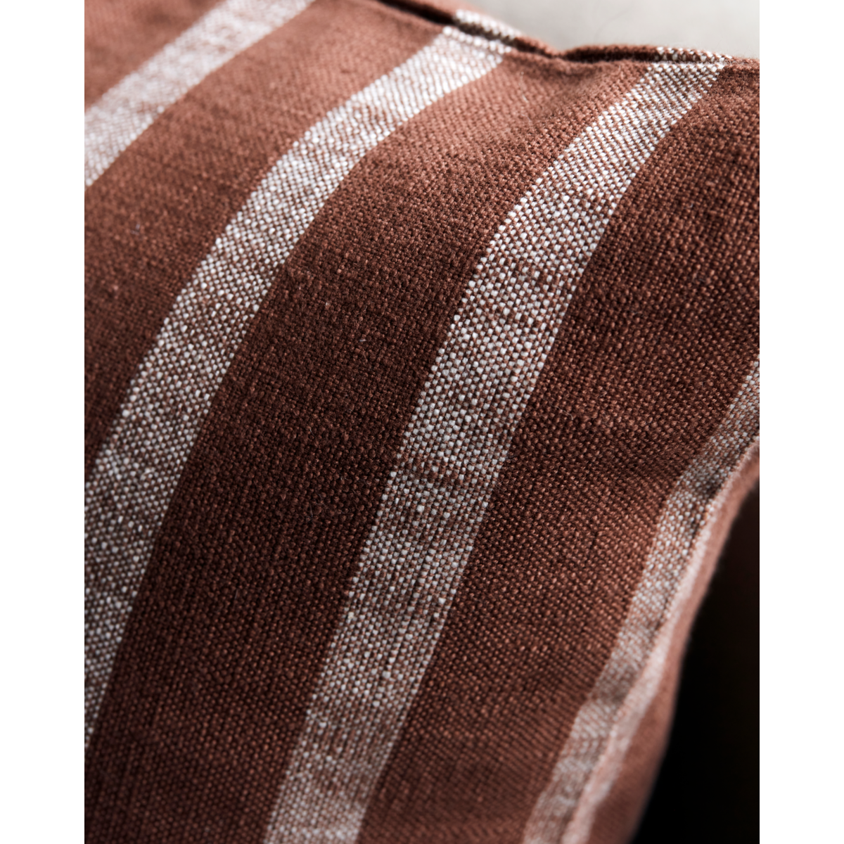 Cushion cover, HDThame, Brown stripe