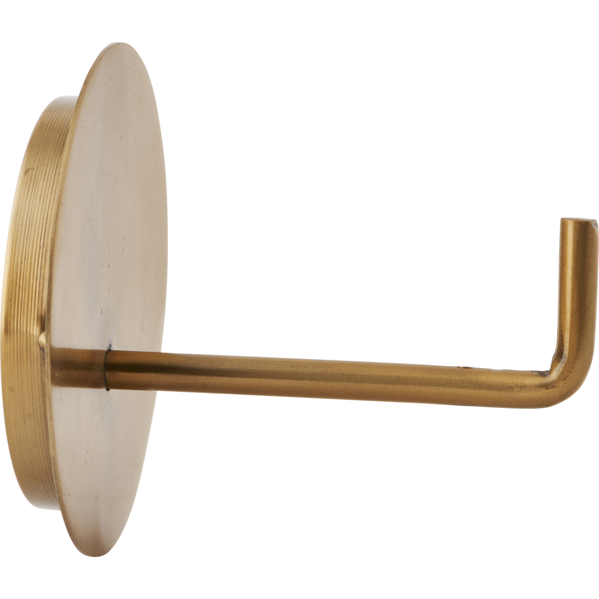 Toilet paper holder, HDText, Brass