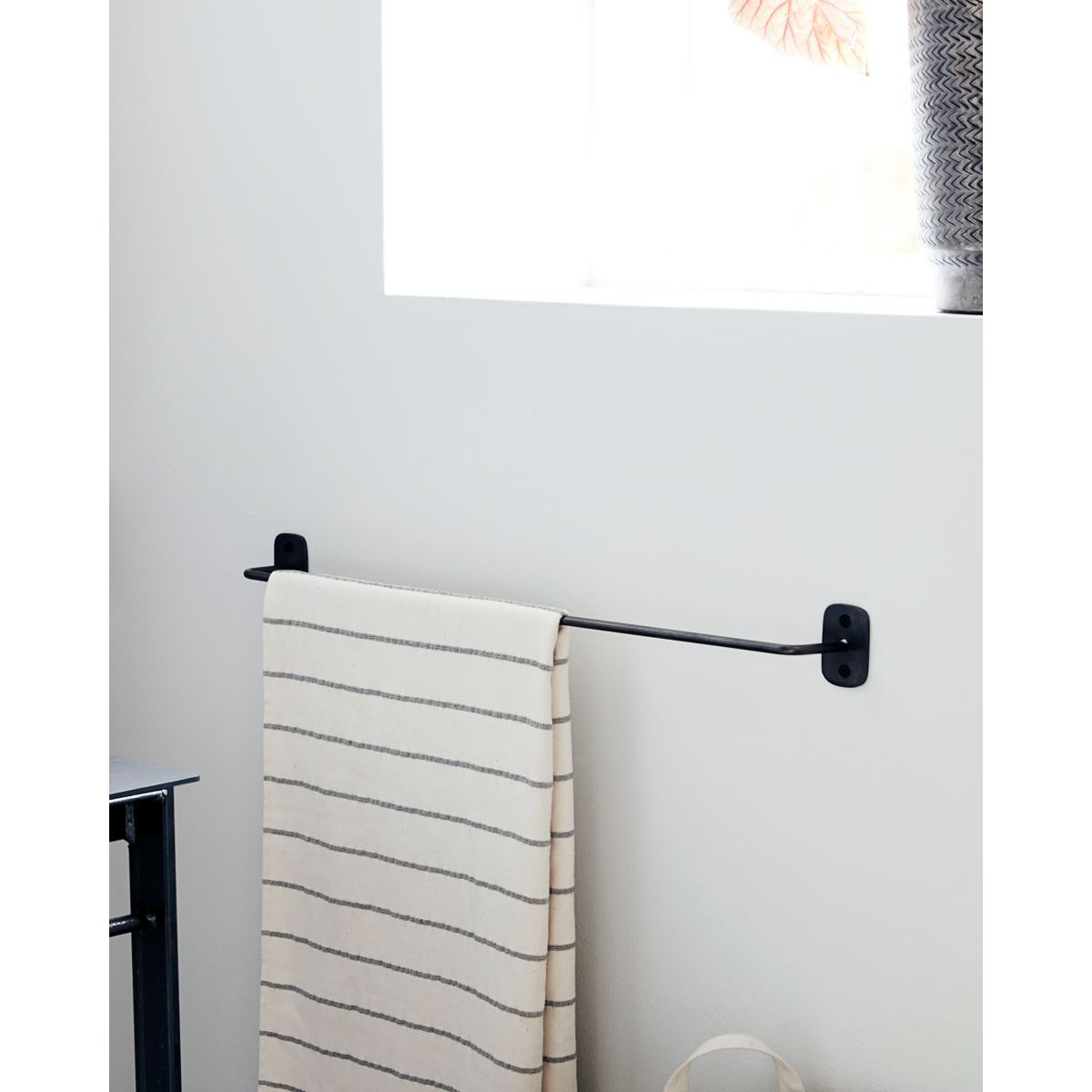 Towel rail, HDPati, Black antique