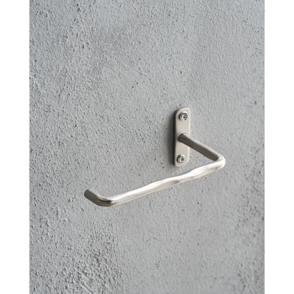 Toilet paper holder, HDWelo, Brushed silver finish