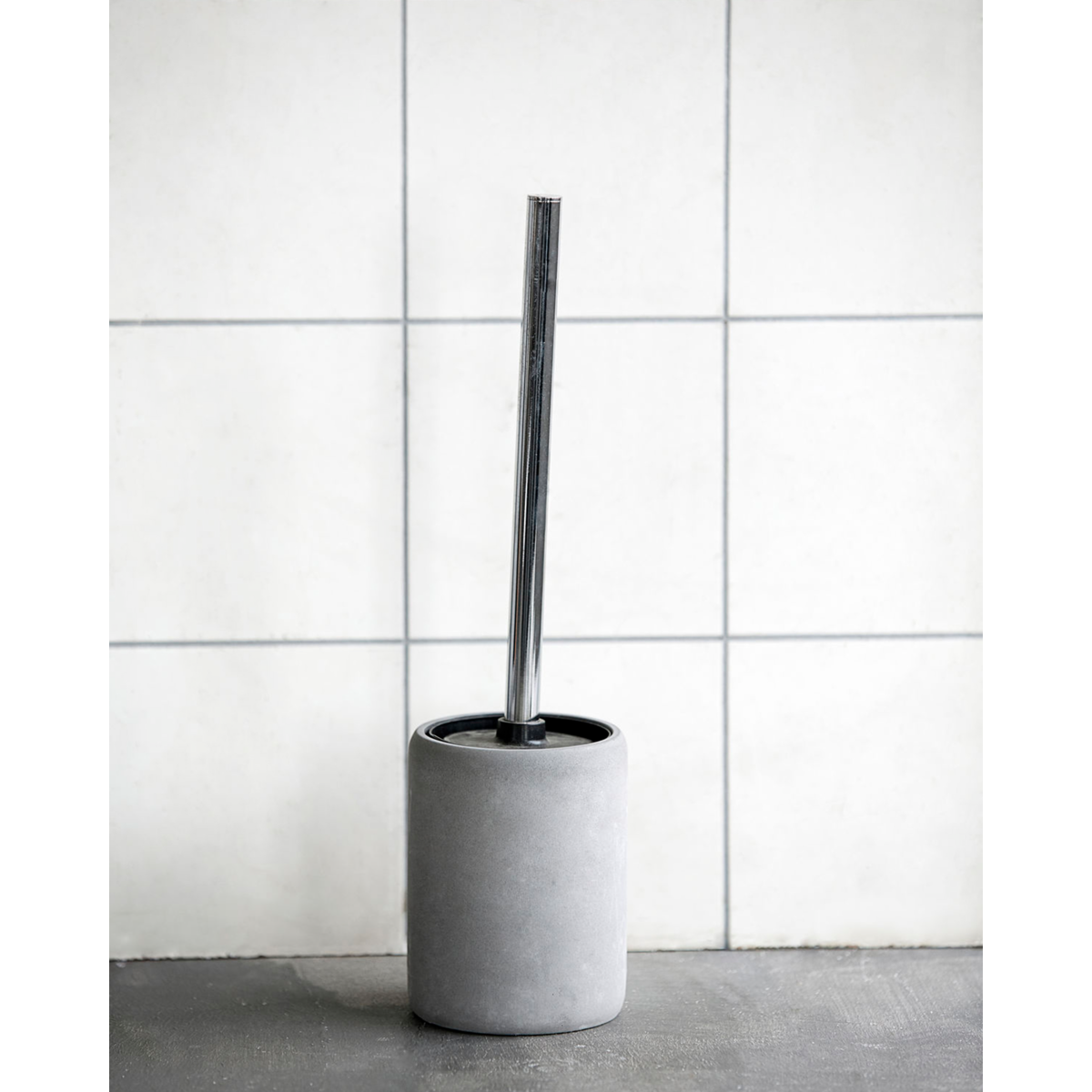 Toilet brush, HDCement, Grey