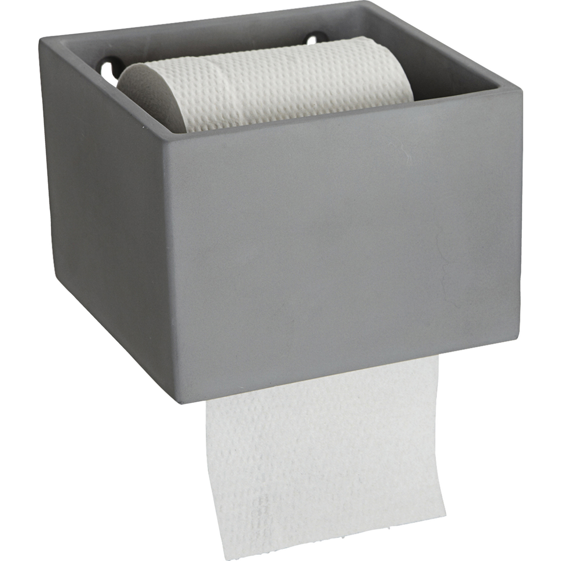 Toilet paper holder, HDCement, Grey