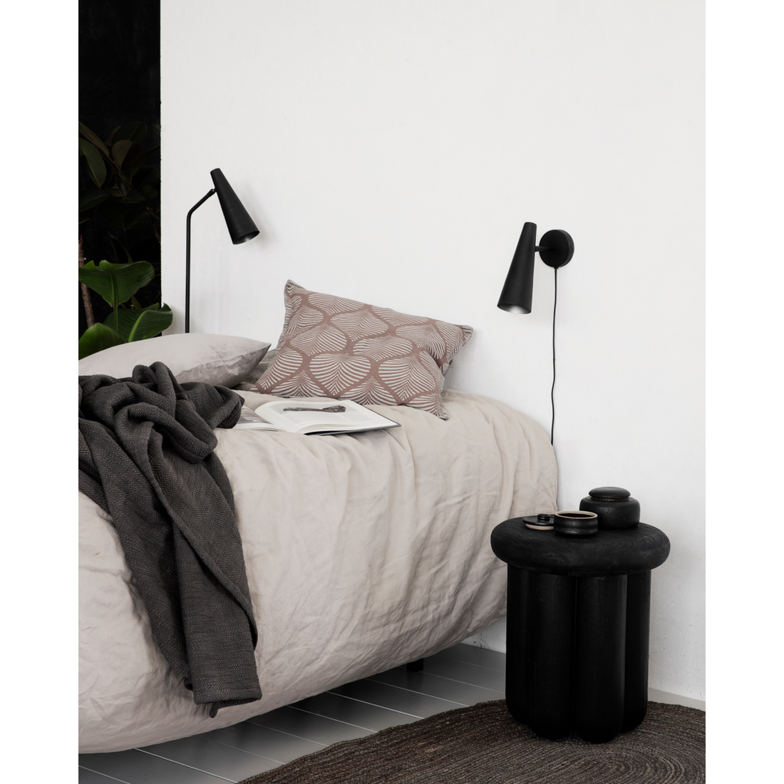 Wall lamp, HDPrecise, Matte black