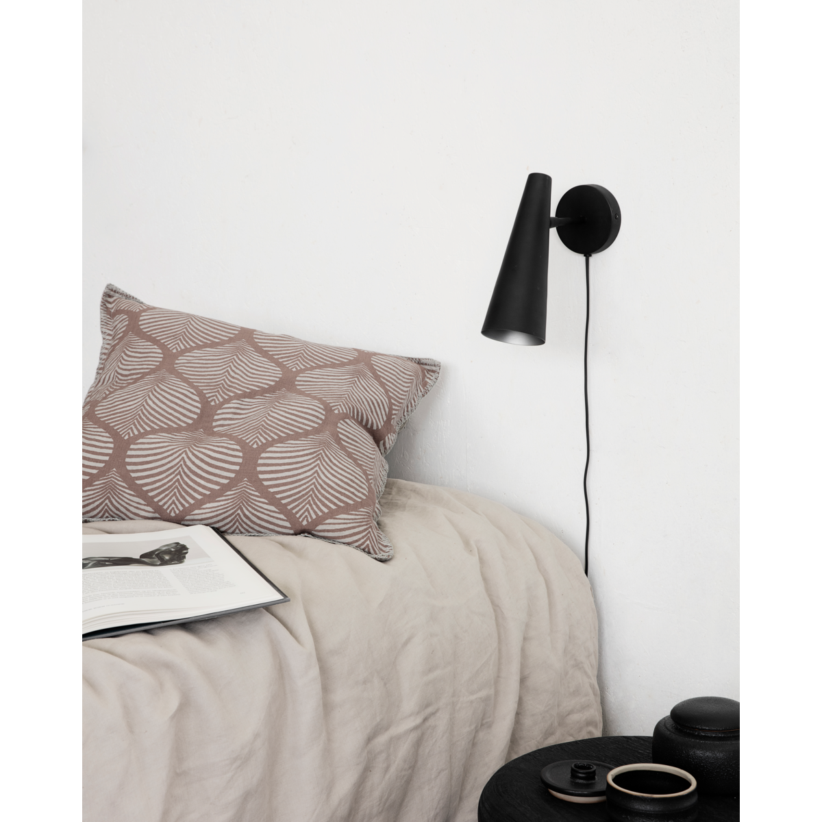 Wall lamp, HDPrecise, Matte black