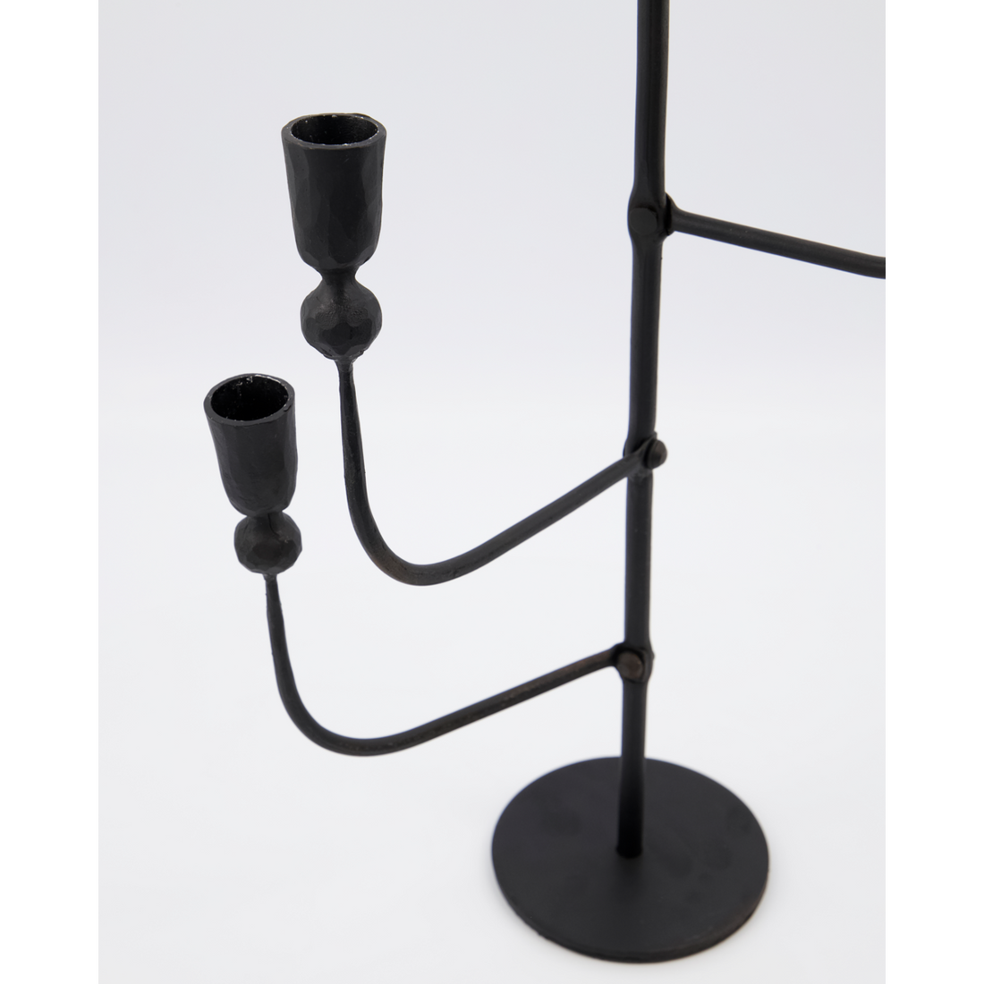 Candle stand w. 5 cups, HDIra, Black