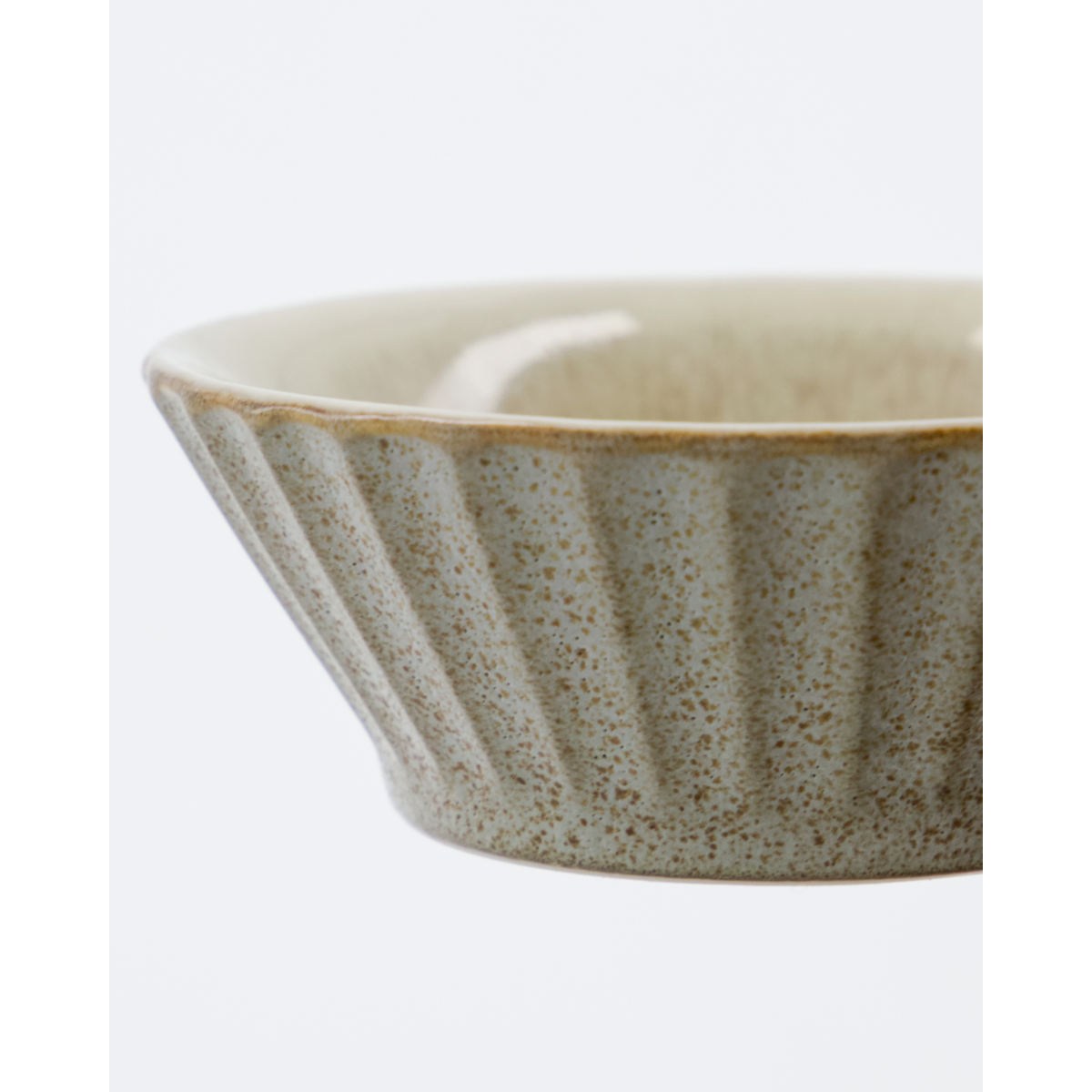 Bowl, HDPleat, Grey;Brown