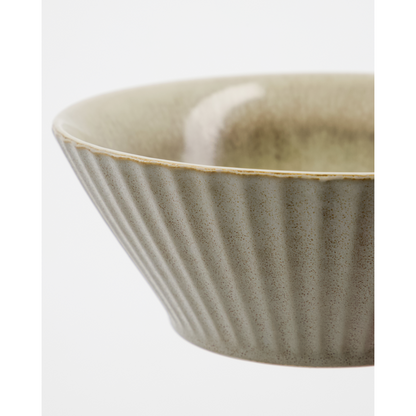 Bowl, HDPleat, Grey;Brown