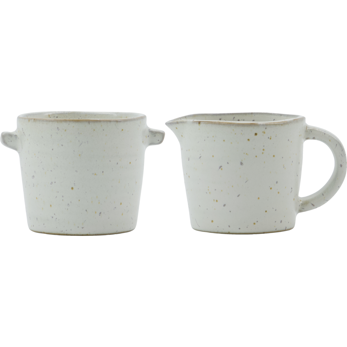 Milk and sugar set, HDPion, Grey;White