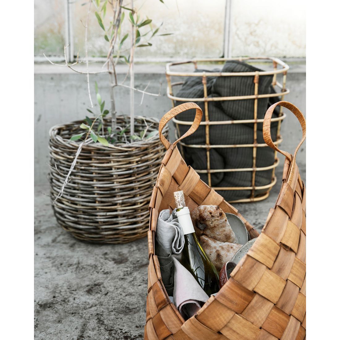 Baskets, HDConical, Brown