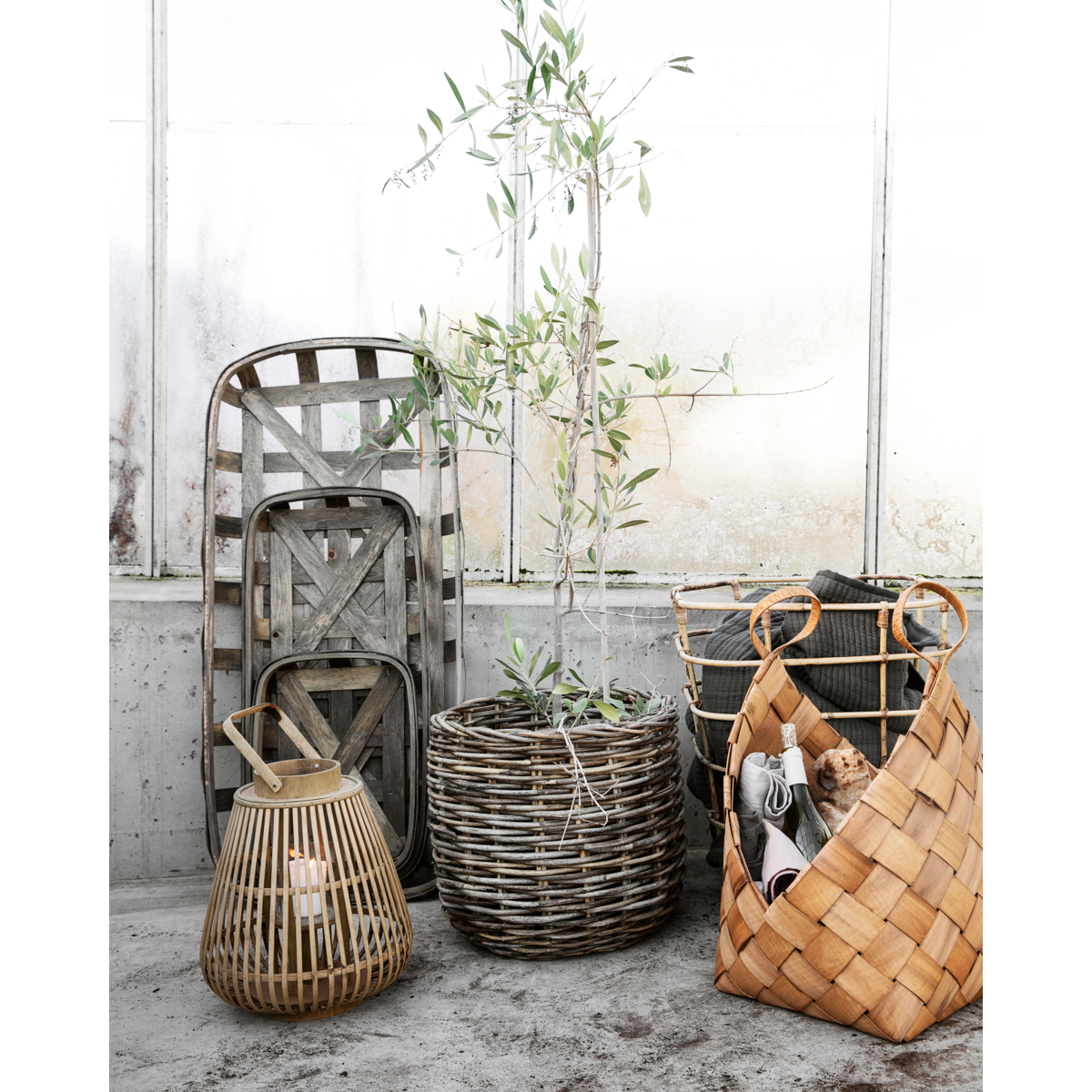 Baskets, HDConical, Brown