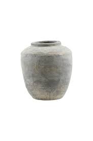 House Doctor - Vase, Rustik, Beton - h: 31 cm, dia: 27 cm