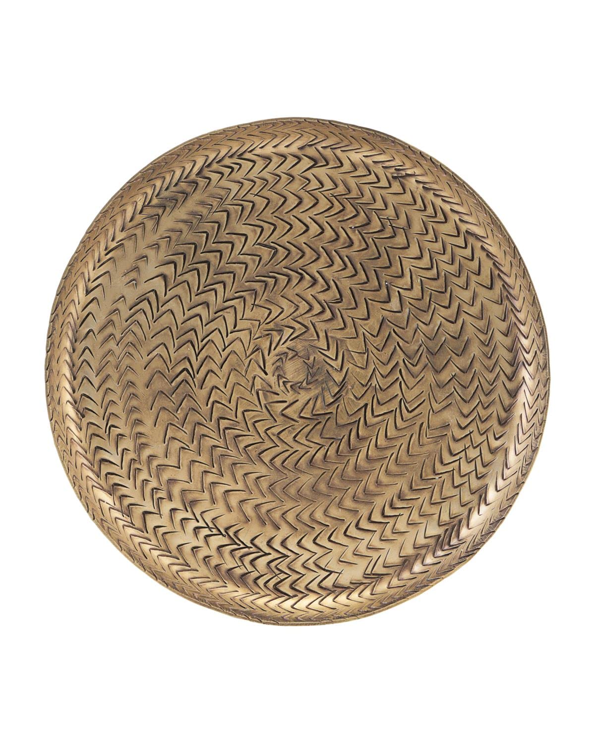 House Doctor - Bakke, Rattan, Messingfinish - h: 1.5 cm, dia: 20 cm