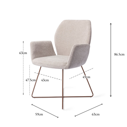 Misaki Dining Chair Pretty Plaster