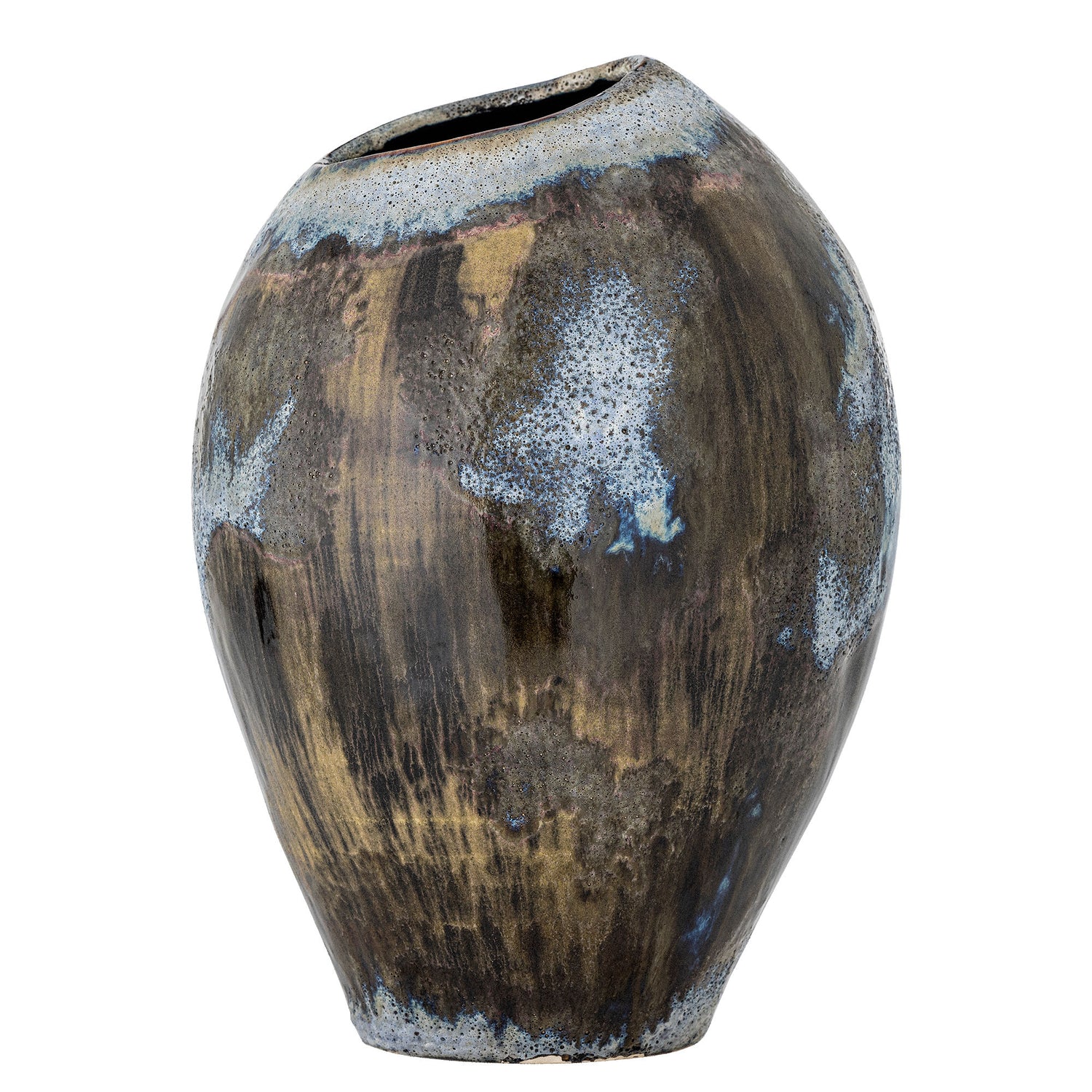 Bloomingville Senja Vase, Brun, Stentøj