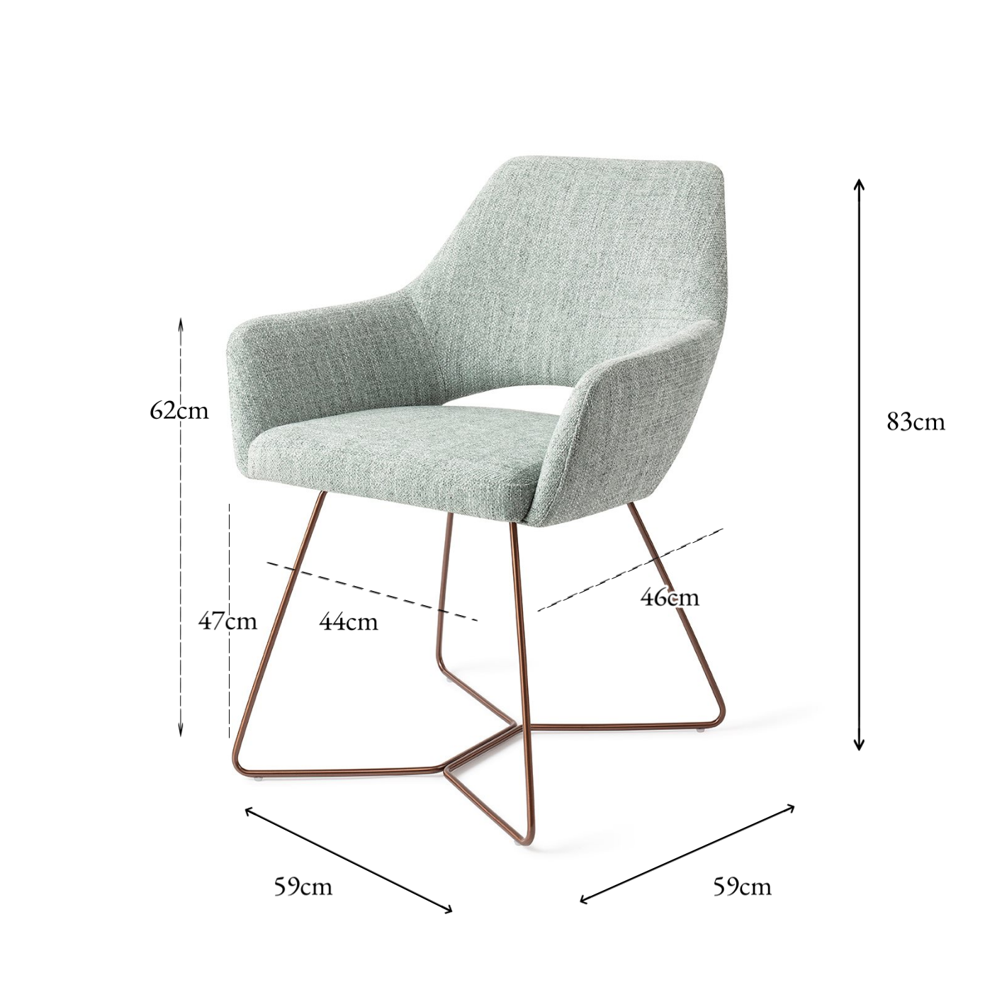 Yanai Dining Chair Soft Sage