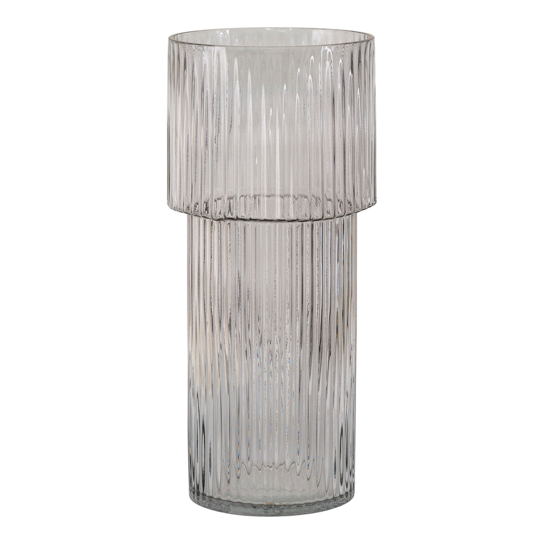 Vase - Vase, mundblæst glas, klar, ø17,5x40 cm