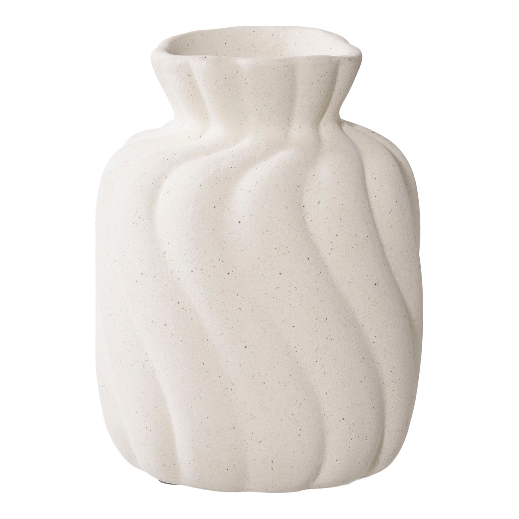 Vase - Vase, keramik, hvid, sæt af 2