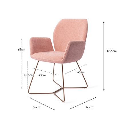 Misaki Dining Chair Anemone