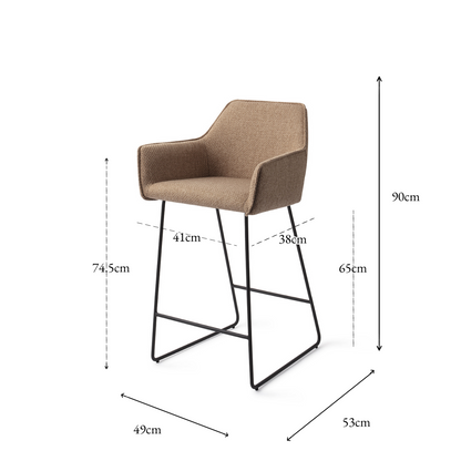 Hofu Bar Chair French Toast