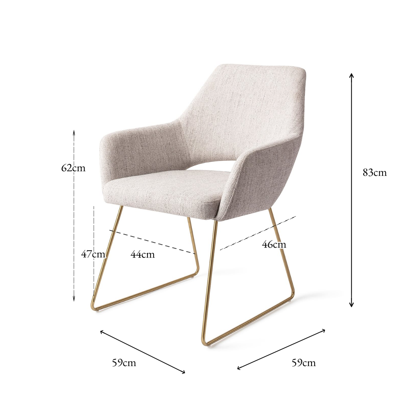 Yanai Dining Chair Pigeon