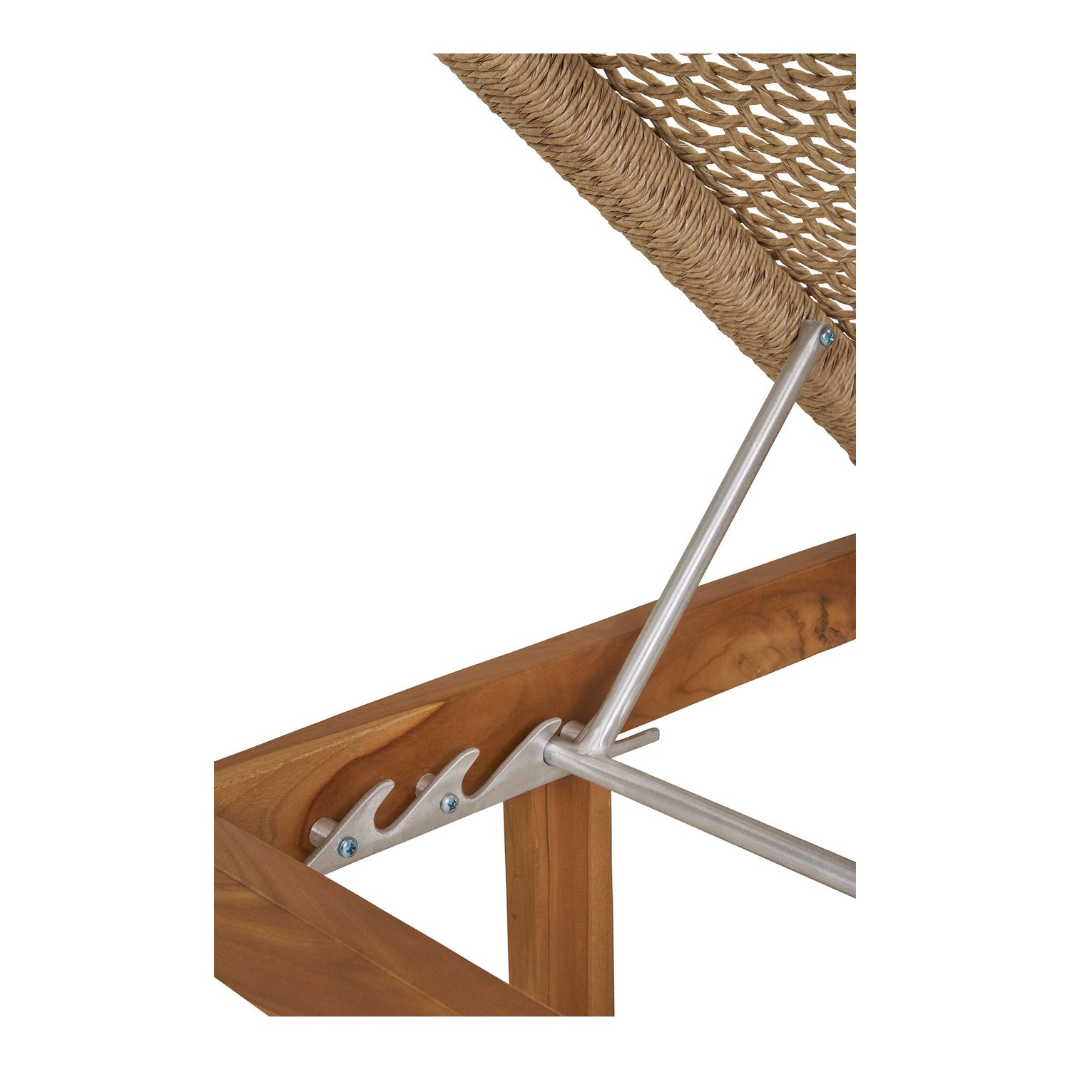 Solseng, teak/polyrattan, natur