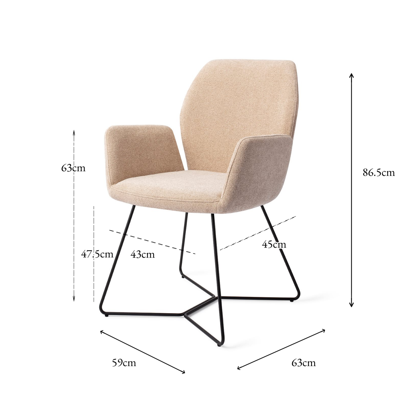 Misaki Dining Chair Funky Fudge