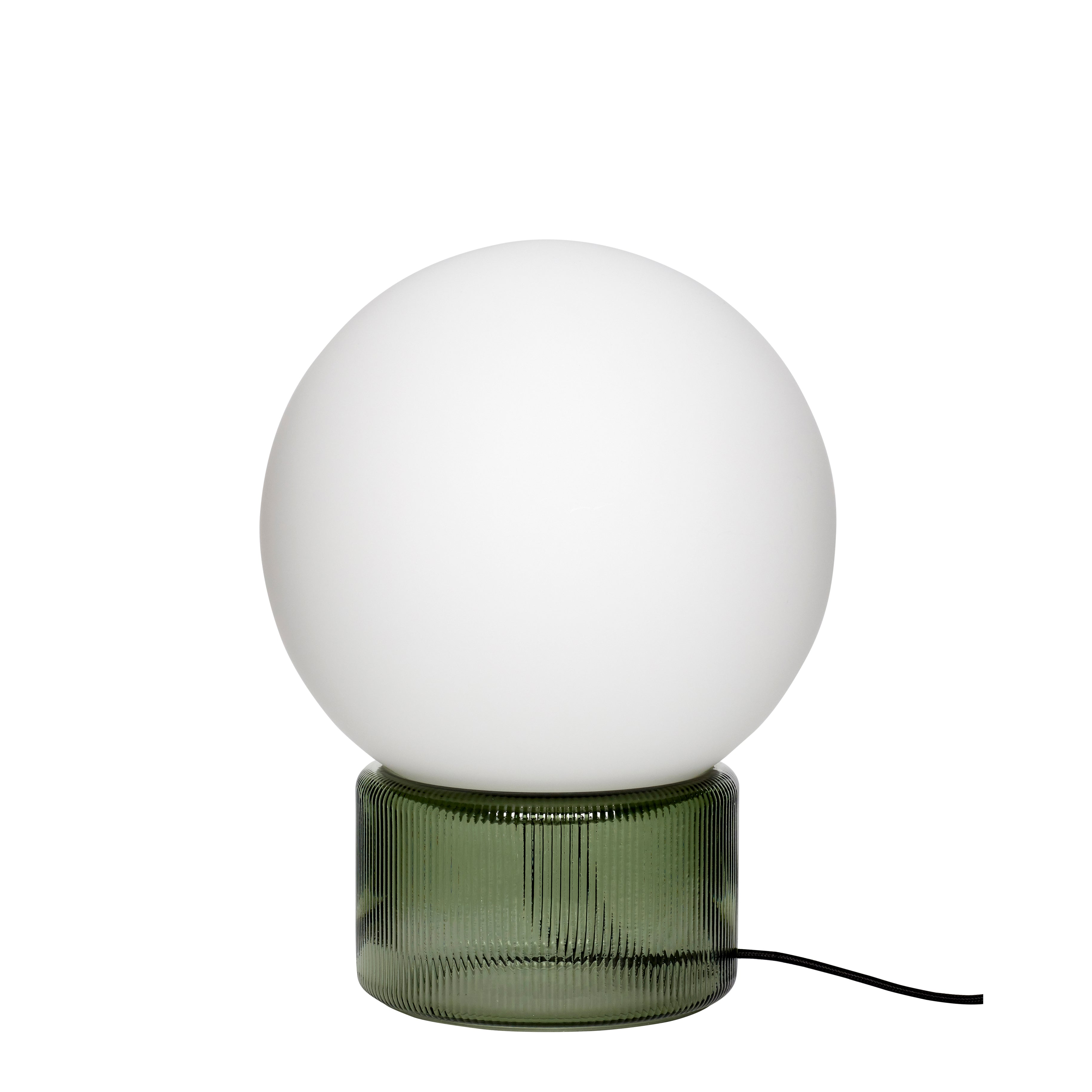 Sphere Bordlampe Grøn - ø25xh33cm, E27