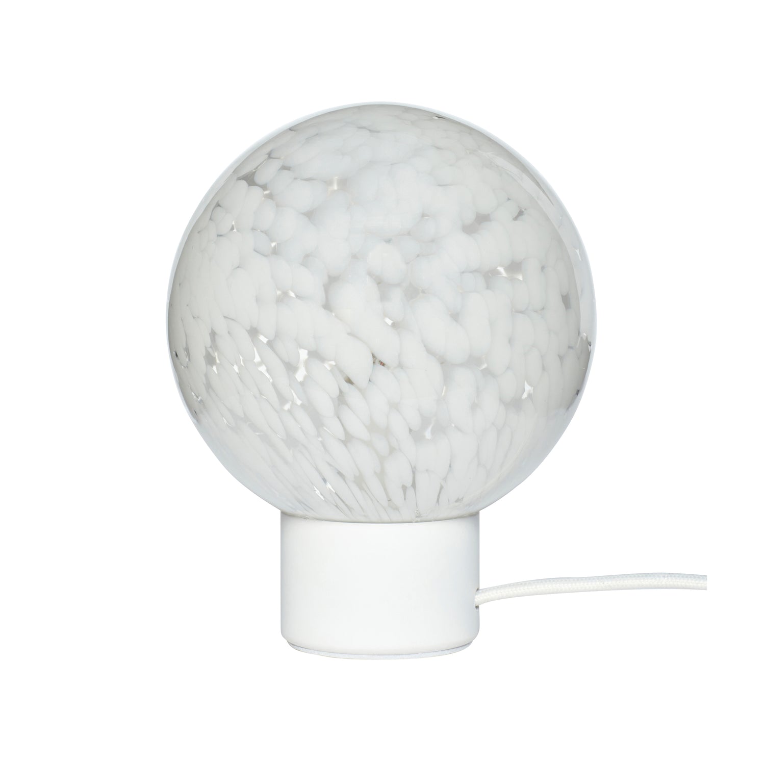 Cloud Bordlampe Hvid - ø15xh21cm