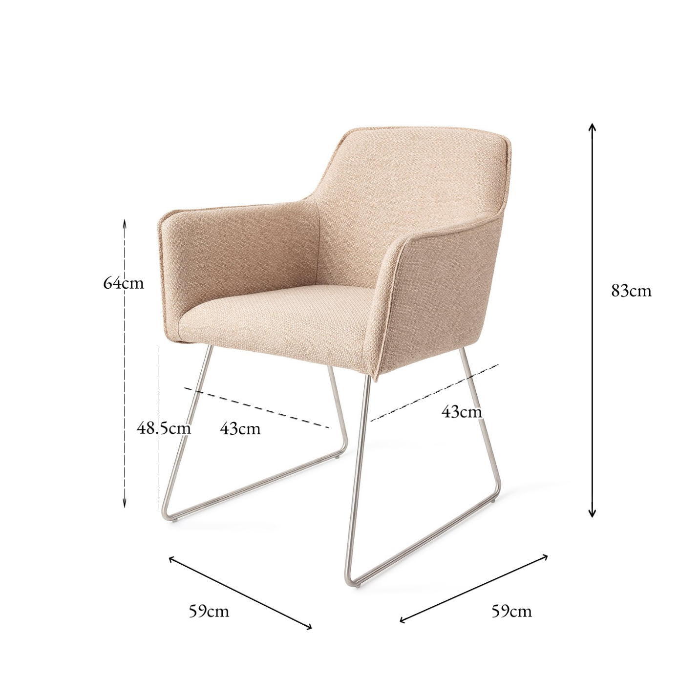 Hofu Dining Chair Wild Walnut