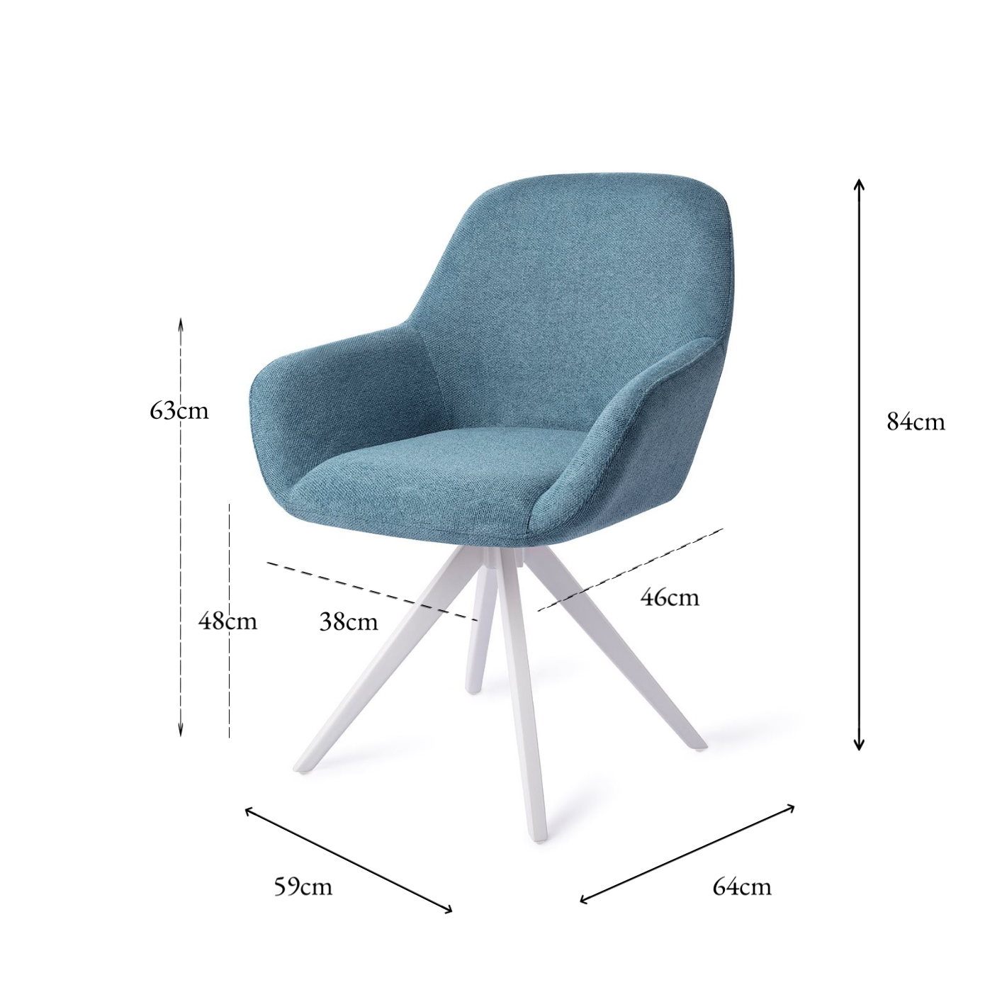 Kushi Dining Chair Ocean Eyes