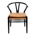 Hynde til Hans J. Wegner Y-stol CH24 i frayet beige stof polstring - Hynder til Hans J. Wegner CH24 Y-stol - DesignGaragen.dk