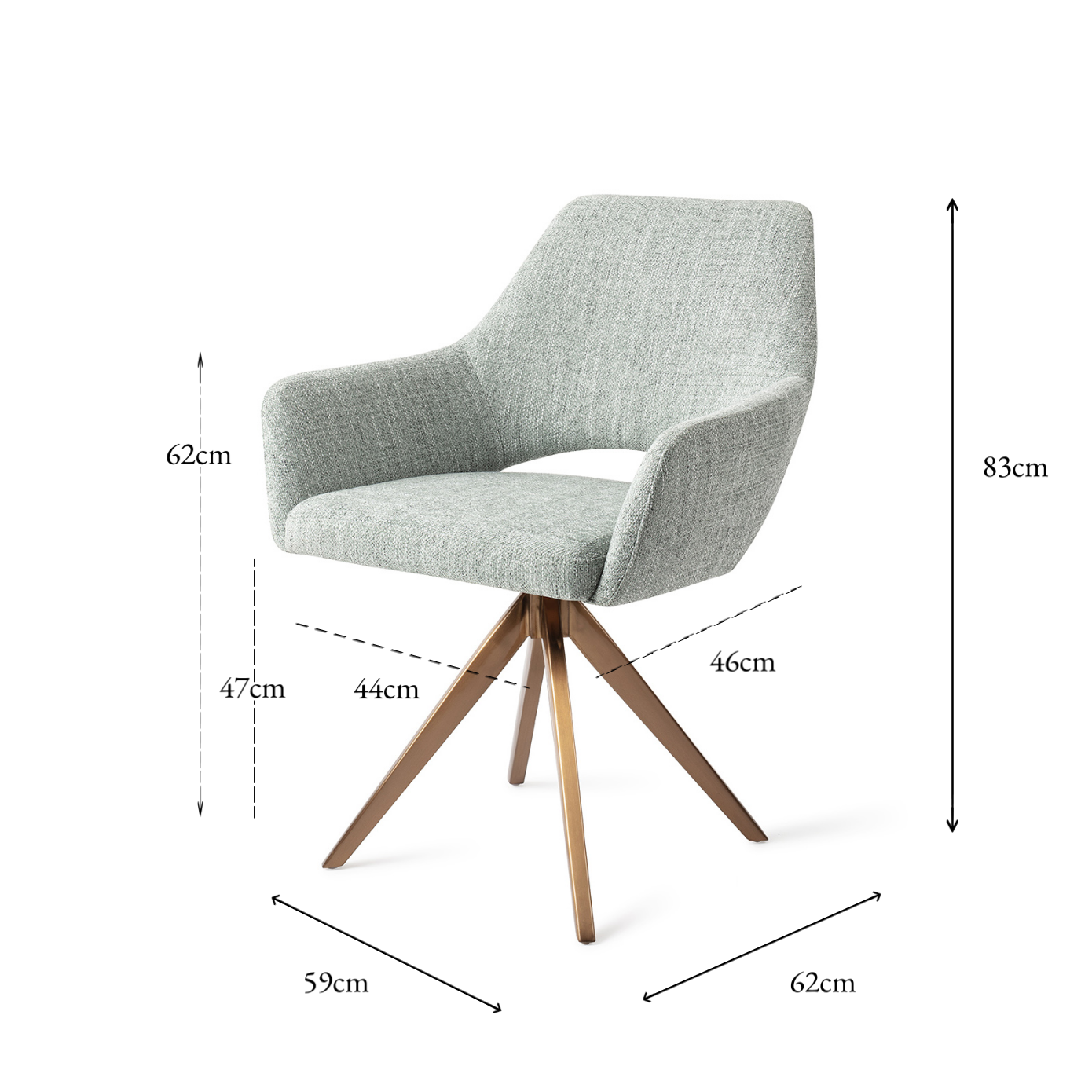 Yanai Dining Chair Soft Sage