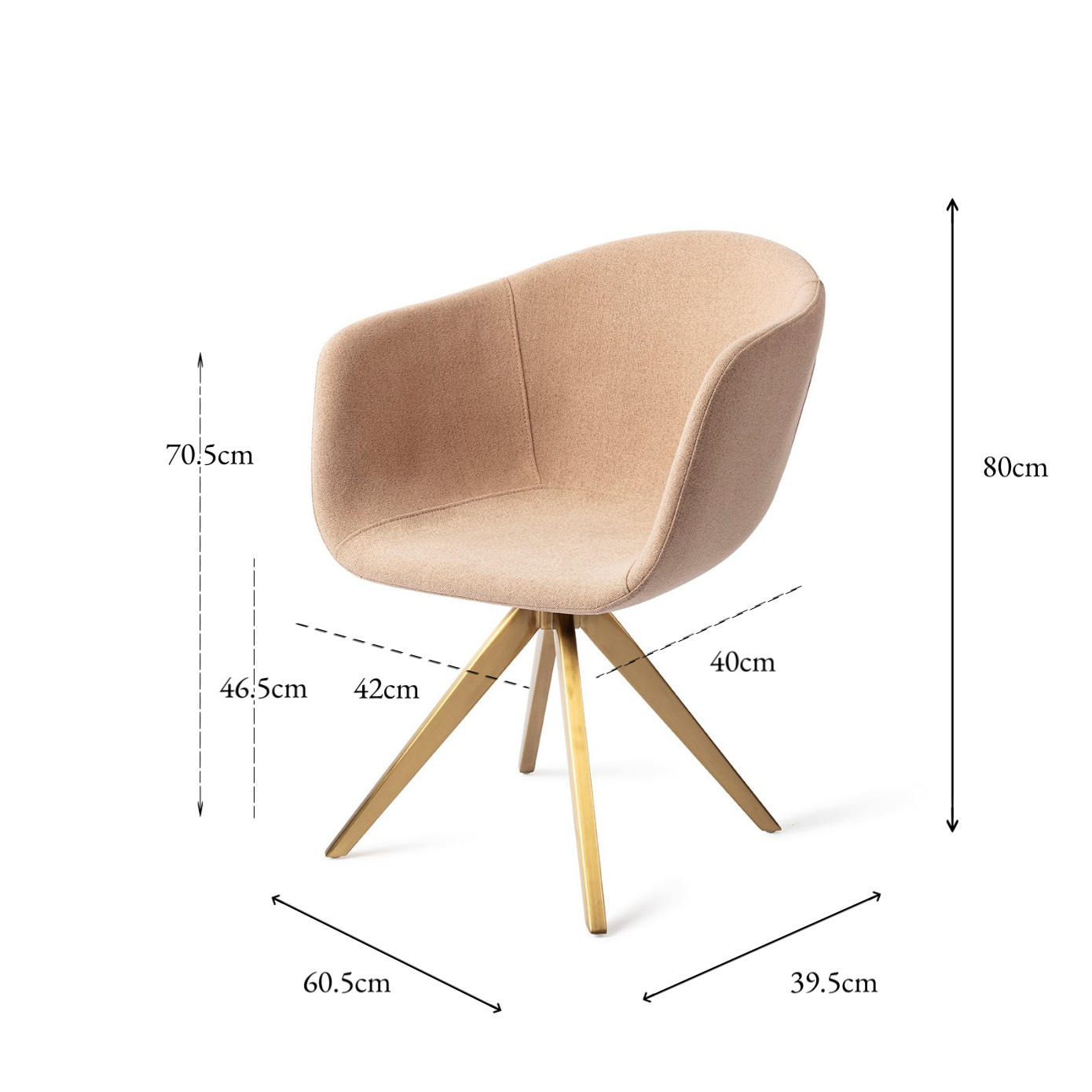 Yuni Dining Chair Barely Blush